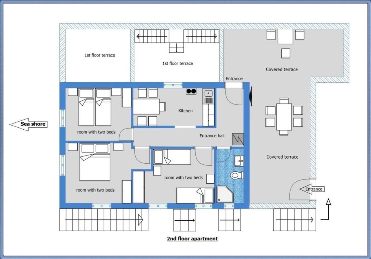 Rose - Apartmani Janovic Луштица Экстерьер фото
