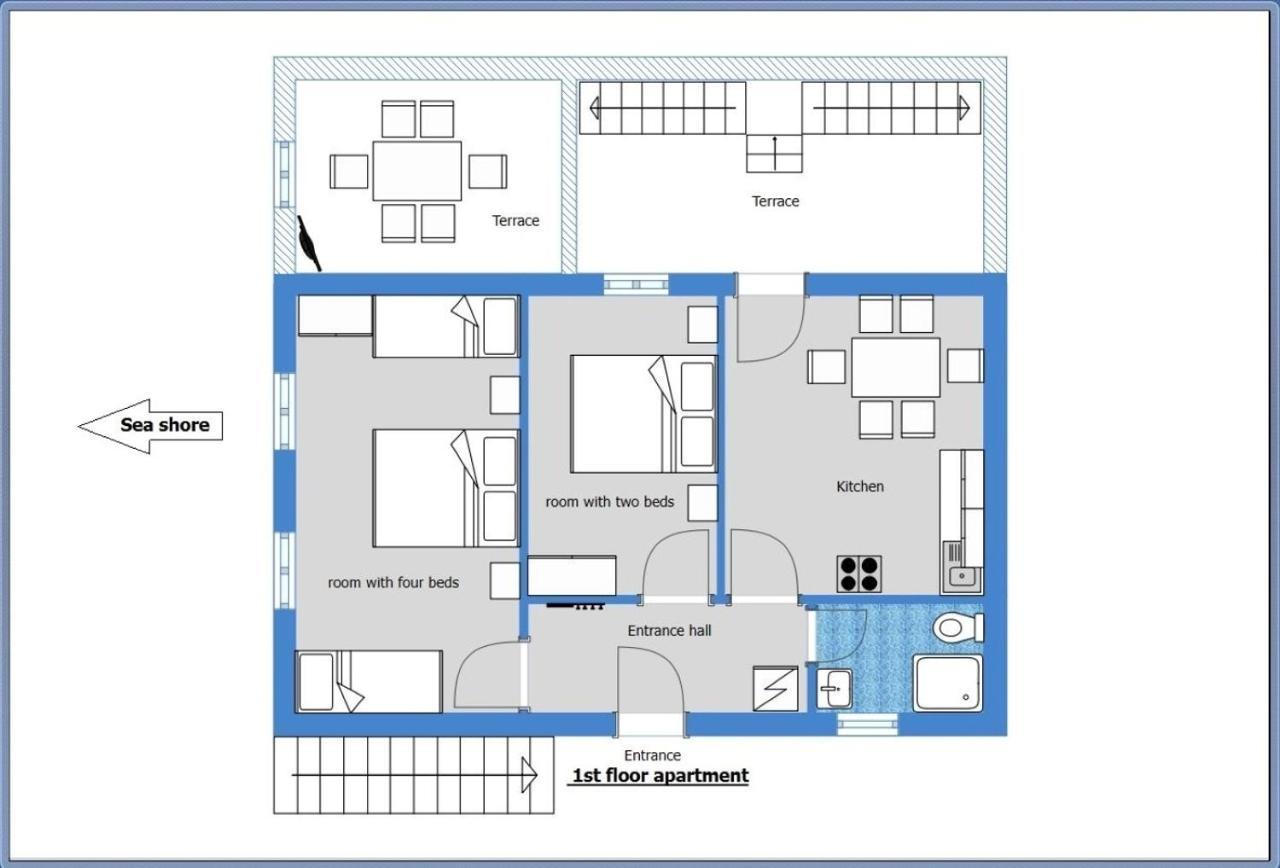 Rose - Apartmani Janovic Луштица Экстерьер фото